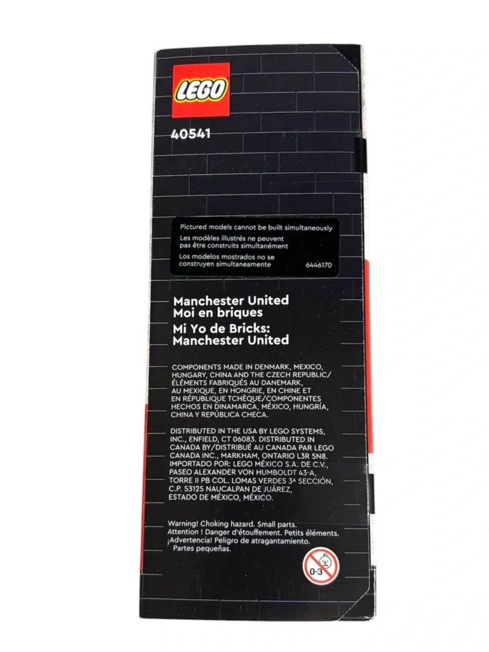 Lego BrickHeadz Manchester United Go Brick Me Set (#40541)
